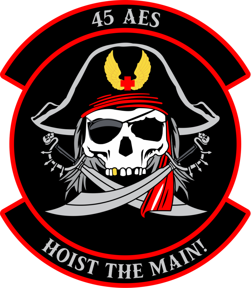 45 AES Hoist The Main! Full Color Patch 2025