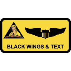 Image for 6 OG Pirate Heritage Yellow Name Tag