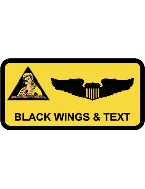 Image for 6 OG Pirate Heritage Yellow Name Tag