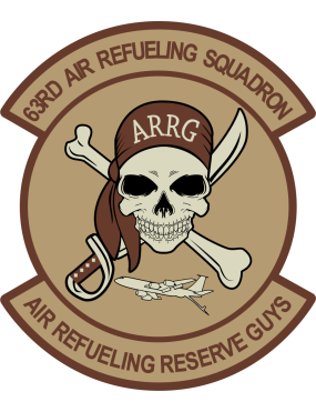 Image for 63 ARS Desert Skull Patch
