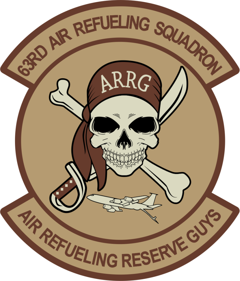 63 ARS Desert Skull Patch