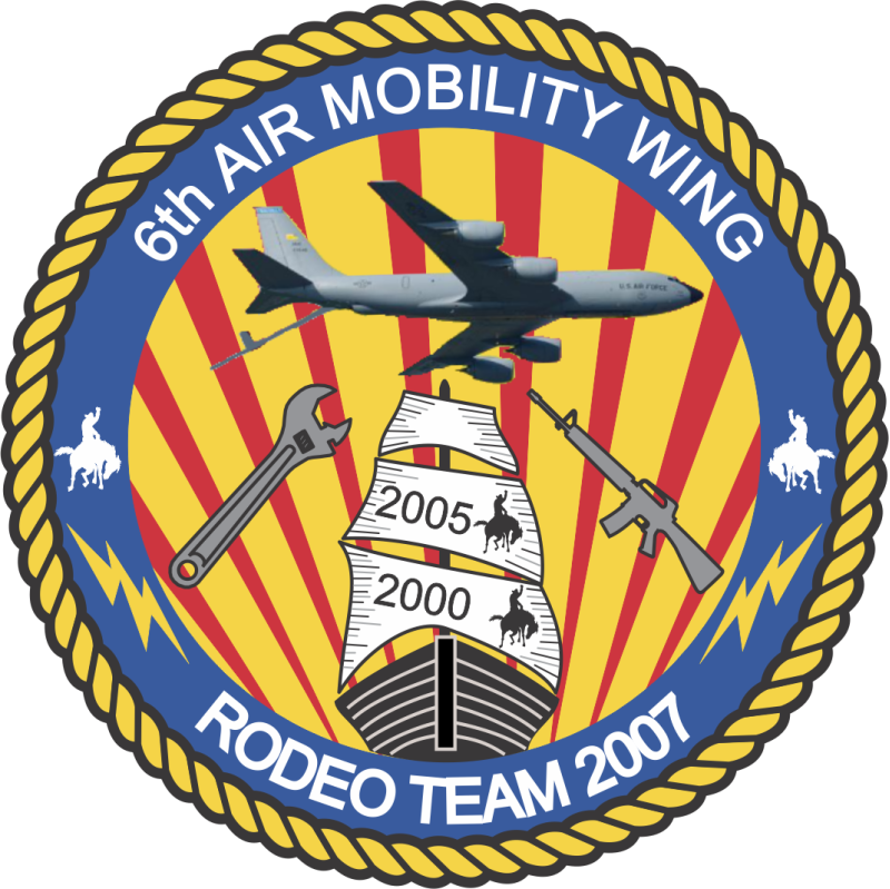 6 AMW Rodeo Team Patch