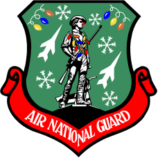 Image for 196 ATKS ANG Holiday Green Background Patch