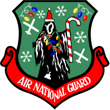 Image for 196 ATKS Holiday Reaper Green Background Patch