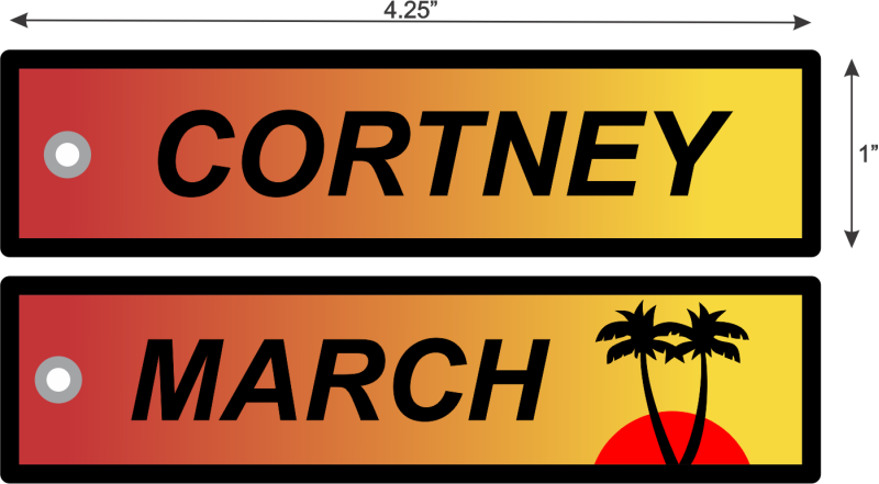 452 OG Cortney March Key Chain