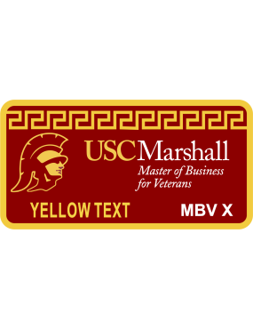 Image for 729 AS USC Marshall Name Tag