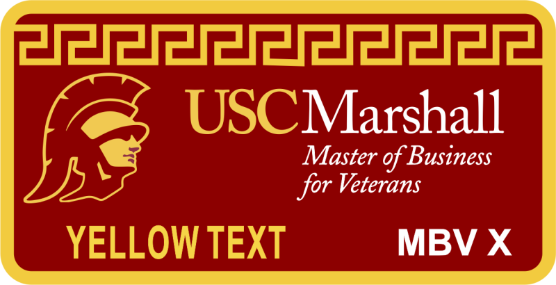 729 AS USC Marshall Name Tag