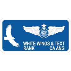 Image for 160 ATKS White Eagle California Reapers Name Tag