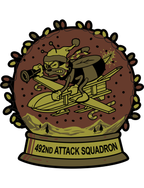 Image for 492 ATKS Christmas Riding Bagby Sled OCP Patch 2025