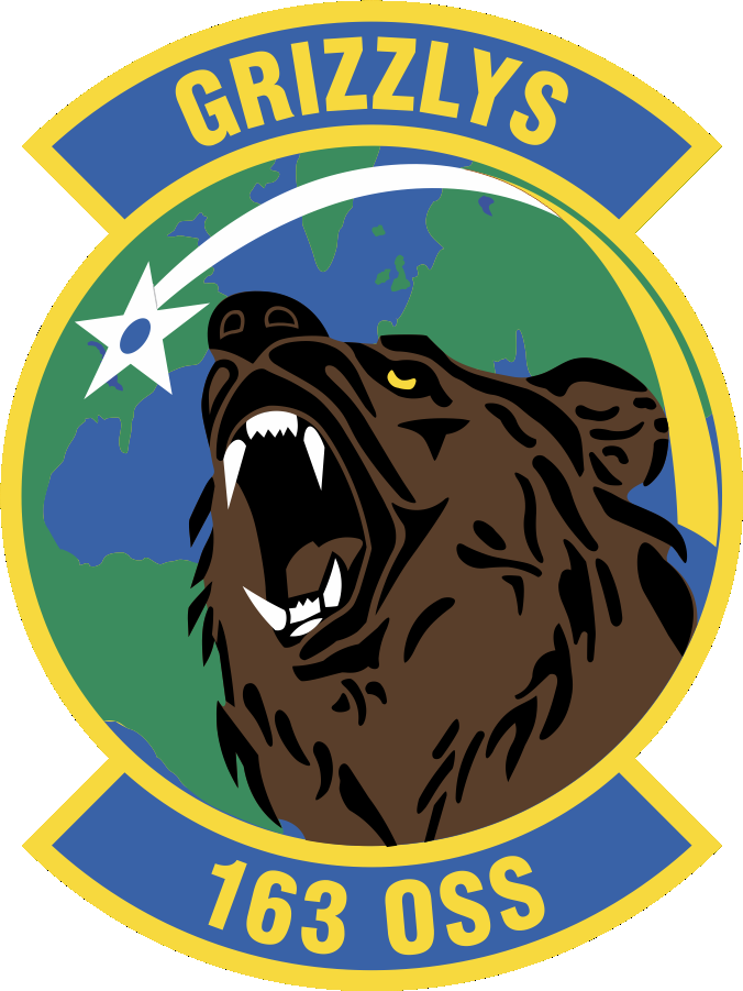 163 OSS Grizzlys Full Color Patch 3"