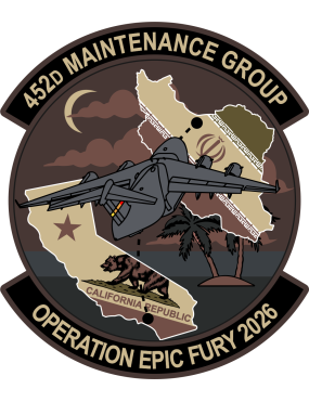 Image for 452 MXG Operation Epic Fury 2026 Patch PVC