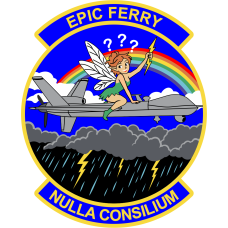 Image for 196 ATKS Epic Ferry with Rainbow MQ-9 Patch