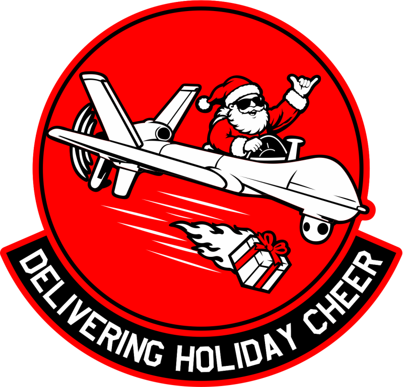 160 ATKS Delivering Holiday Cheer Santa Patch