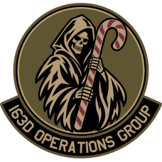 Image for 163 OG Jolly Reaper with Striped Cane Patch