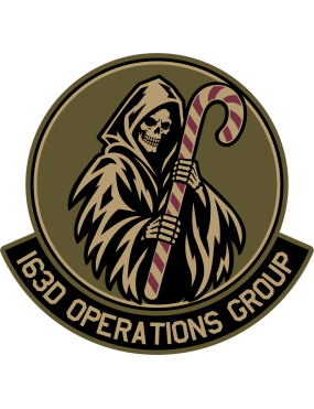 Image for 163 OG Jolly Reaper with Striped Cane Patch
