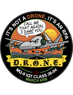 Image for 160 ATKS Class 26-04 MQ-9 IQT Patch
