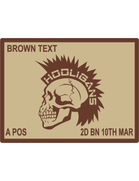 Image for 2D Battalion 10th Marines Name Tag