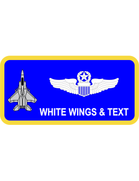 Image for Air War College Gray F-15E Friday Name Tag