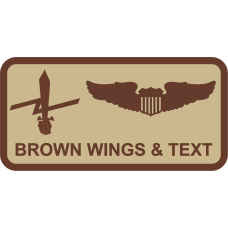 Image for 7 AS Sword with Bolt Desert Name Tag