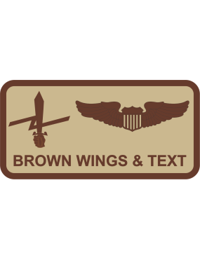 Image for 7 AS Sword with Bolt Desert Name Tag