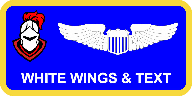 728 AS Knight Full Color Name Tag