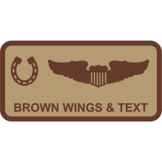 Image for 8 AS Horseshoe Desert Name Tag