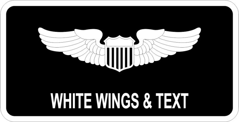 57 WPS Black Student Name Tag