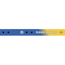 Image for 7 AS AF Blue & Yellow Bag Tag, McChord AFB