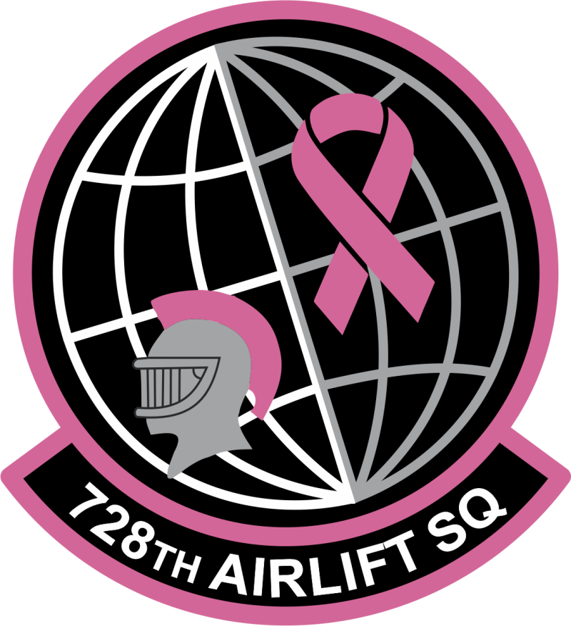 728 AS Breast Cancer Awareness Patch