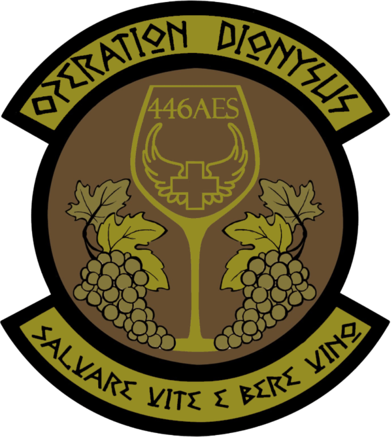 446 AES OCP Wine Patch