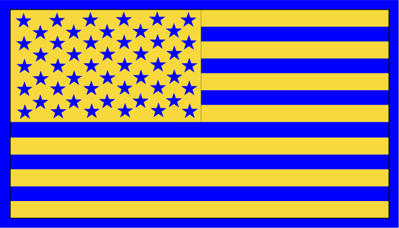 7 AS Full Color American Flag Patch