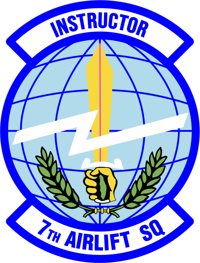 7 AS Instructor Full Color Patch