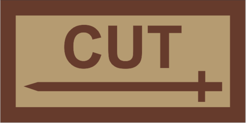 7 AS Cut with Sword Desert Pocket Tab