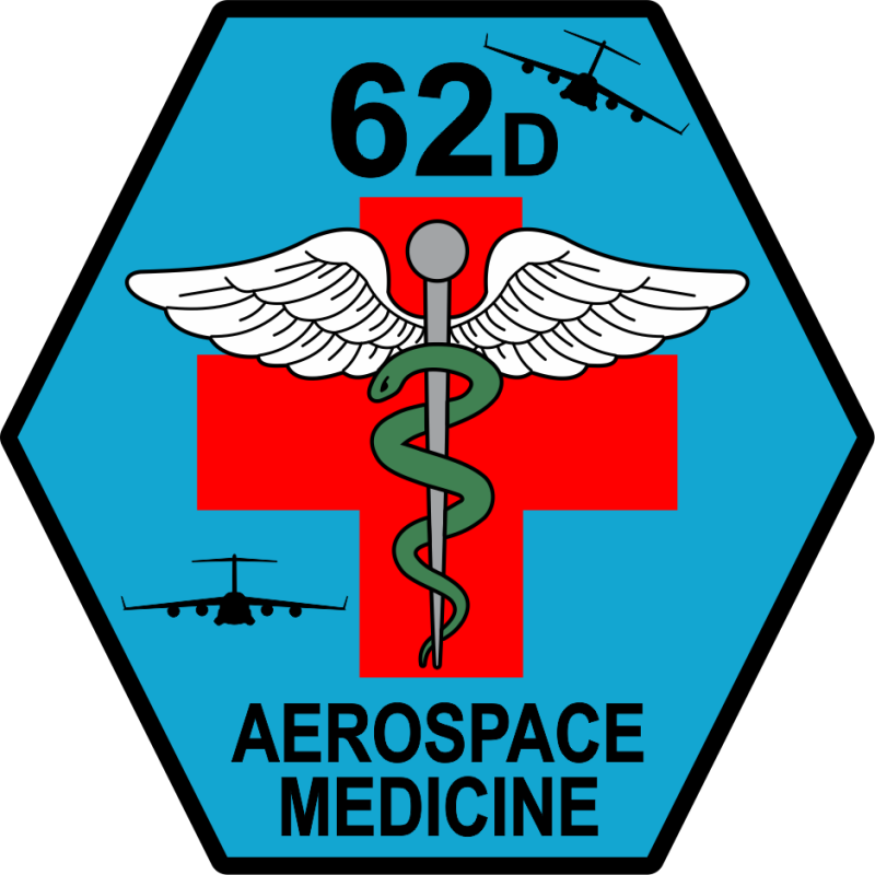 62 MDS Red Cross with Caduceus Patch