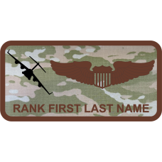 Image for 313 AS Black C-17 OCP Name Tag