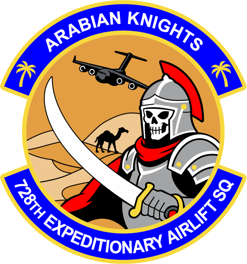 728 EAS Arabian Knights Full Color Patch