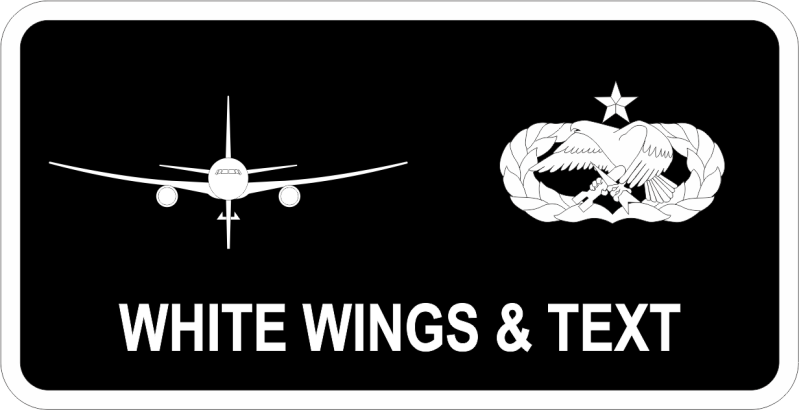 22 AMXS Black/White KC-46 Name Tag 