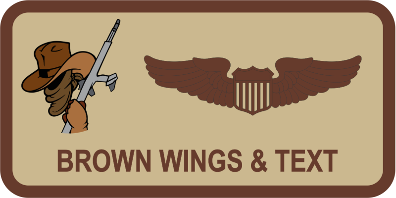 349 ARS KC-46 Boom Bandit Desert Name Tag