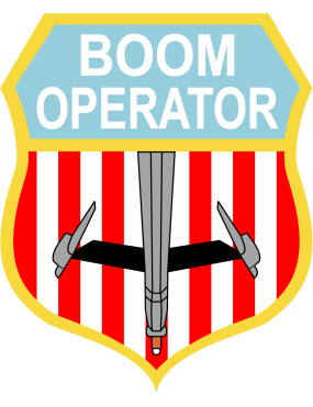Image for 349 ARS Boom Operator Lt Blue Patch 3.5"