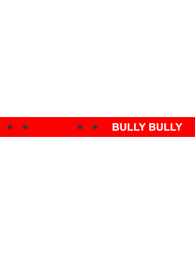 Image for 6 AS Red Bully Bully Bag Tag