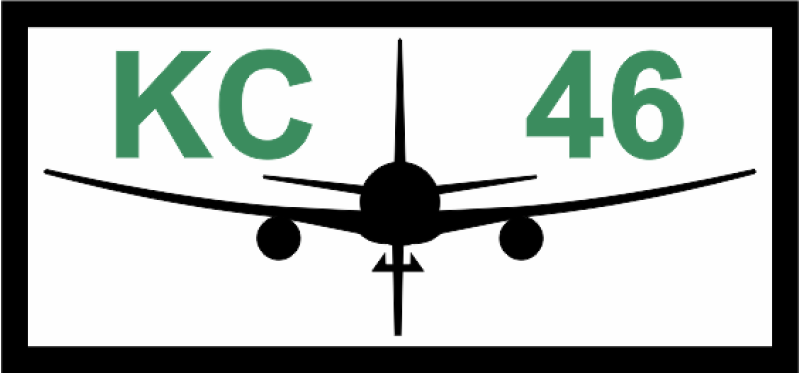 2 ARS Green/White/Black KC-46 Pocket Tab