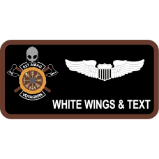 Image for 621 AMAG Black Name Tag