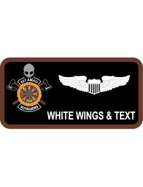 Image for 621 AMAG Black Name Tag