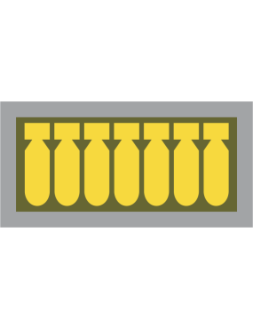 Image for 305 BG Yellow Bombs Old Bill Pocket Tab