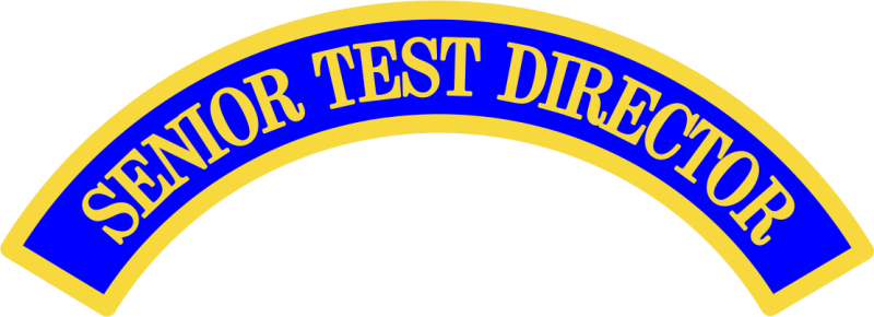 AMC TES Senior Test Director Full Color Rocker Pocket Tab