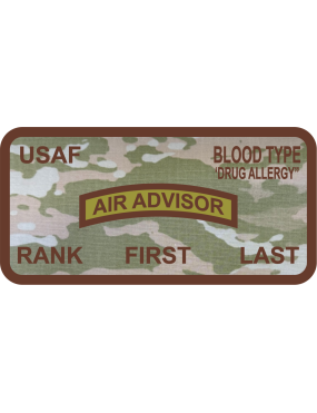 Image for 818 MSAS Air Advisor OCP Name Tag