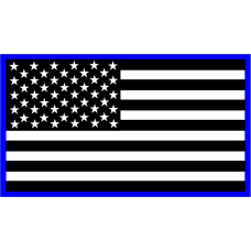 Image for 32 ARS Black/White/Blue American Flag