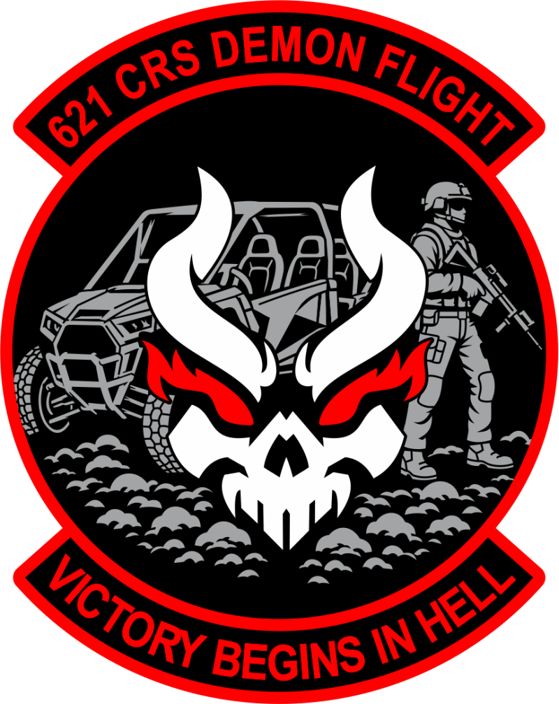 621 CRS Polaris MRZR/Soldier Demon Flight Victory Begins In Hell Patch
