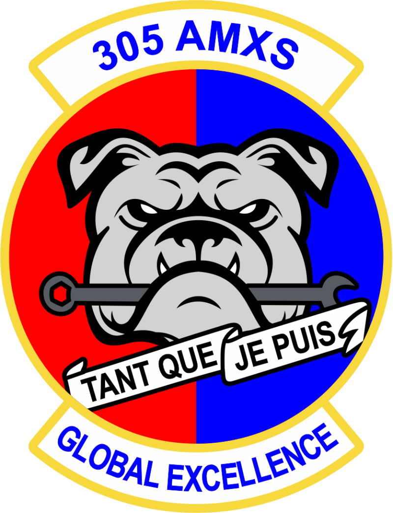 305 AMXS Bulldog Full Color Patch