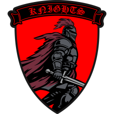 Image for 170 ARS Red and Black Knight Patch